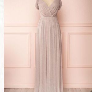 Boutique 1861 bridesmaid dress-  taupe
